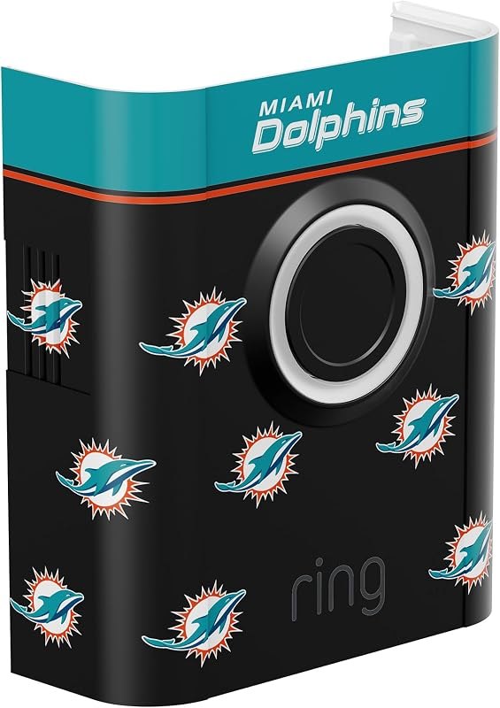 All-New Limited Edition, Official NFL Faceplate for Ring Doorbells - Video Doorbell 3, Video Doorbell 3 Plus, Video