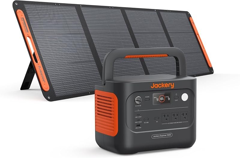 Jackery Solar Generator 1000 v2 and 200W Solar Panel,1070Wh,1500W AC — best Best products for off grid and for