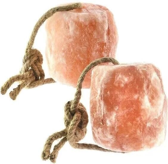Premium 5lb (3kg) Compressed Pink Himalayan Salt Lick Pack of 2 for Livestock and Wildlife Animals - 100% Pure and