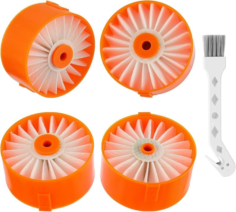 4 Pack Filter Replacement for Black Decker BSVF1 BSV2020 BSV2020G and BSV2020P Powerseries Extreme Cordless Stick