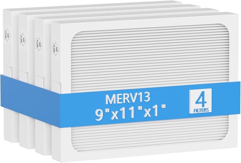 9 x 11 x 1 MERV 13 Replacement Dehumidifier Filter Compatible with Santa Fe Compact70, Ultra70, Element, Compact2, UA