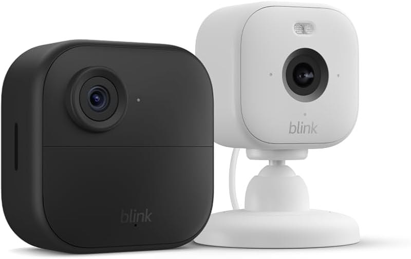 Blink Outdoor 4 + Blink Mini 2 — security outdoor camera battery for security outdoor camera battery