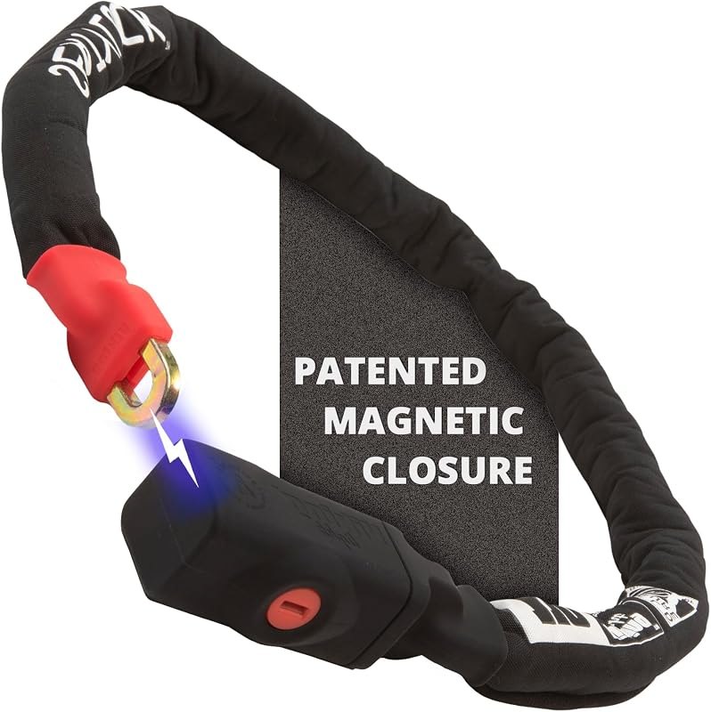 Seatylock Viking Sold Secure Magnetic Patented Robust Bike Chain Lock — chain lock alarm for chain lock alarm