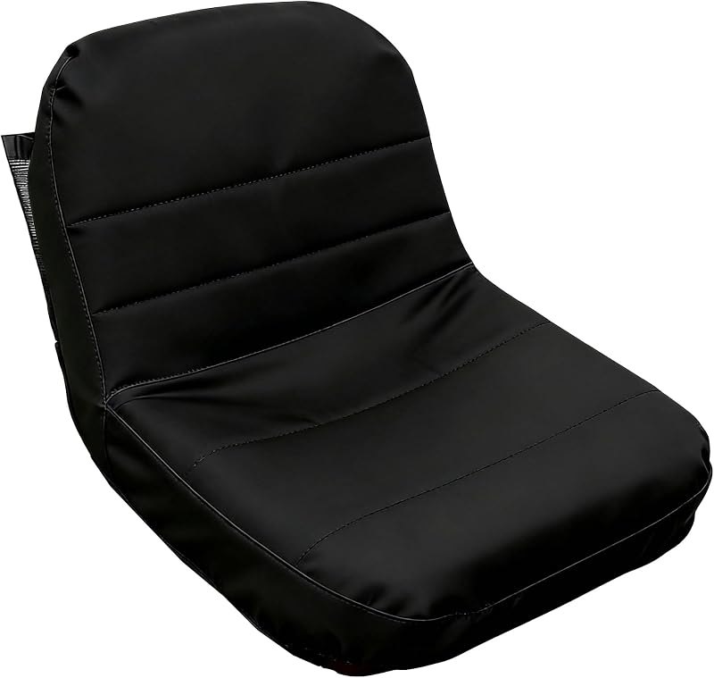 Tractor Seat Cover Compatible with Husqvarna Riding Lawn Mower (Medium) — lawn tractor seat cover for tractor seat