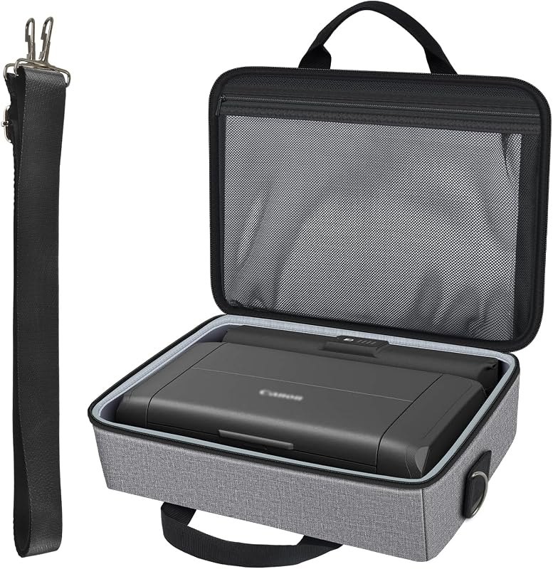 Portable Printer Case for Canon PIXMA TR160, TR150 and iP110 Printers — best printers carry strap for printers carry