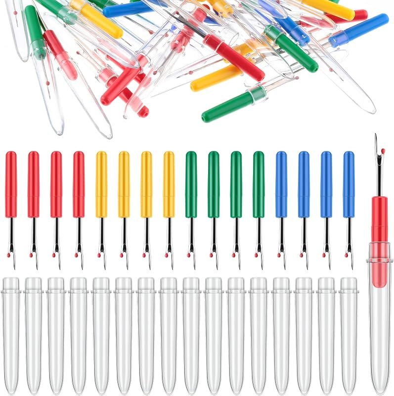 Lanties 60 Pcs Colorful Seam Ripper Bulk Sewing Seam Ripper Stitch Remover — best sewing rippers for sewing rippers