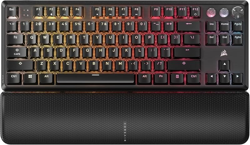 Corsair K70 PRO TKL RGB Tenkeyless Mechanical Wired Gaming Keyboard — gaming Rapid trigger keyboard for gaming rapid