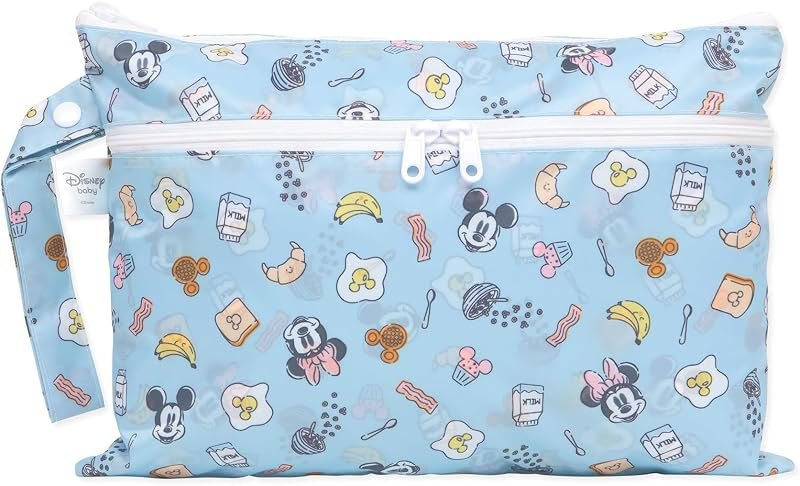 Disney Waterproof Wet Dry Clutch Bag for Baby, Travel, Swim Suit, Cloth Diapers, Pump Parts, Pool, Gym Clothes