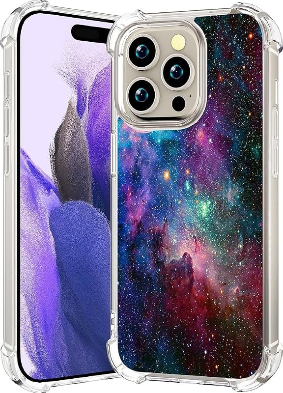 for iPhone 16 Pro Case (Rose Galaxy) — rugged case for iphone accessories