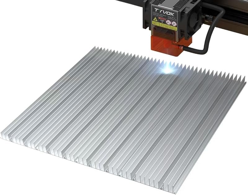 Honeycomb Laser Bed 400×400mm/400×300mm (15.75×15.75"/15.75×11.81") for Laser Engraver & Cutter, Wide Fit, Aluminum