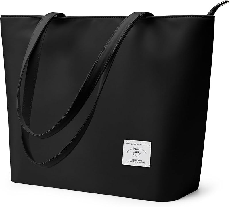 KALIDI Tote Bag for Women Large Waterproof Shoulder Bag Zipper Casual Hobo Handbag Work Shopping Lightweight — work