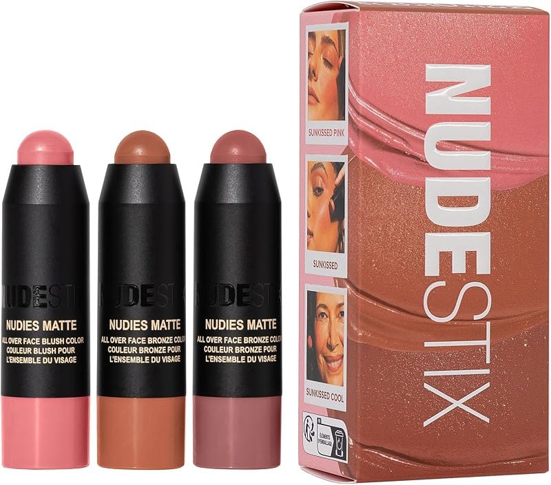 Nudestix Sunkissed Blush & Bronze 3-Piece Mini Kit — makeup cream blush for makeup cream blush