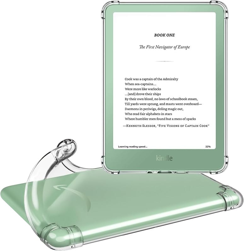 MoKo Case for 6" Kindle (11th Generation-2024/2022),Clear — best Kindle Paperwhite case for kindle paperwhite case
