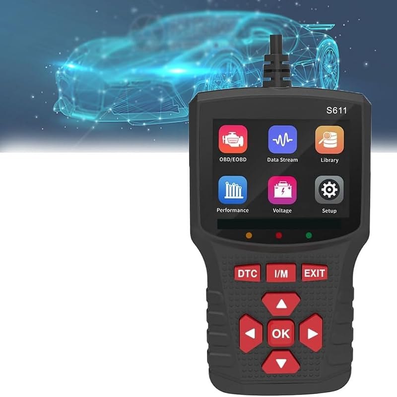 Handheld Vehicle Code Reader, Automobile Fault Detection and Diagnostic Instrument, Data Stream& Real-time Curve&
