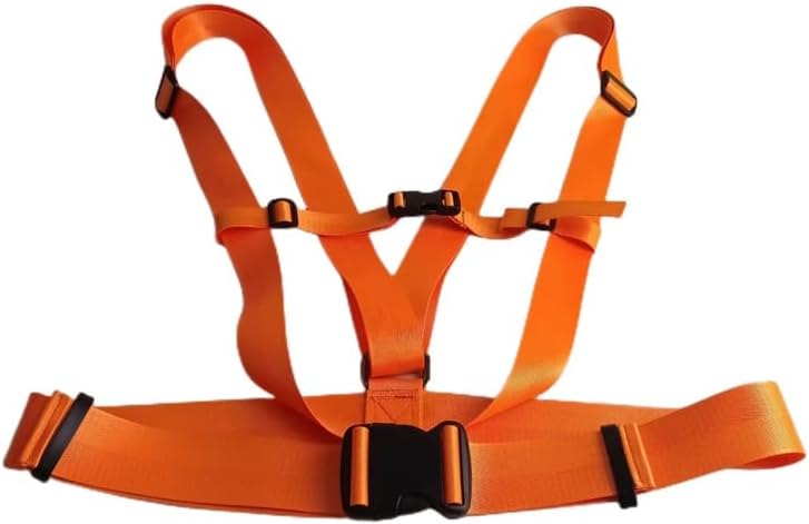 MiOYOOW Deer Drag Harness with Rope, Dual Harness Deer Pulling Strap Adjustable Deer Drag Rope Hunting Gear for