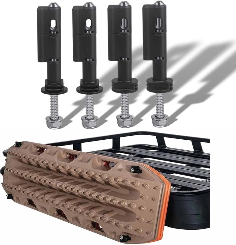Mounting Pins for Recovery Boards, Lockable Design Traction Boards Mounting Pins, Theftproof Safety Kits, Mount Pins