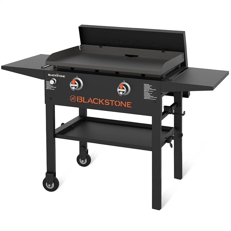 Blackstone Omnivore Outdoor Flat Top Gas Griddle w/Hard Cover, 28” - for Breakfast, BBQ & Grilling w/Steel Cooking