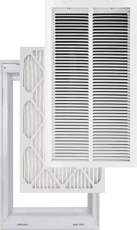 Venti Air 14" X 25" Steel Return Air Filter Grille with MERV 11 Filter Pre-Installed - Removable Face/Door for 1 inch