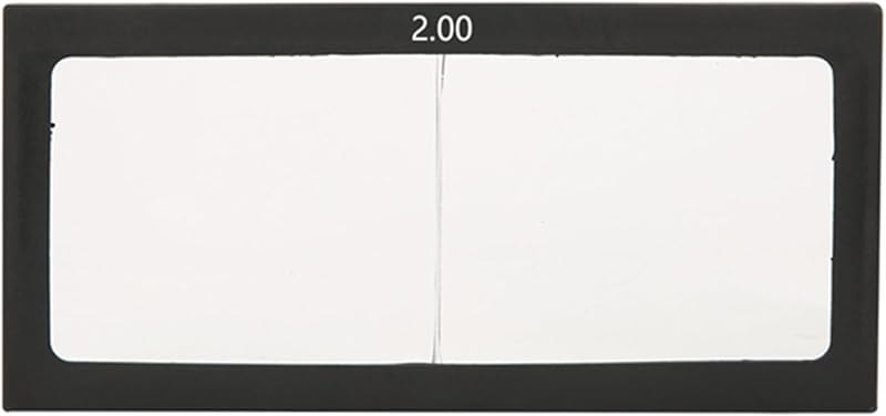 2" x 4.25" Magnification Welding Lens, 2.0 Magnification Welding Glass Magnifier Lens Cheater Lens Eye-Protecting