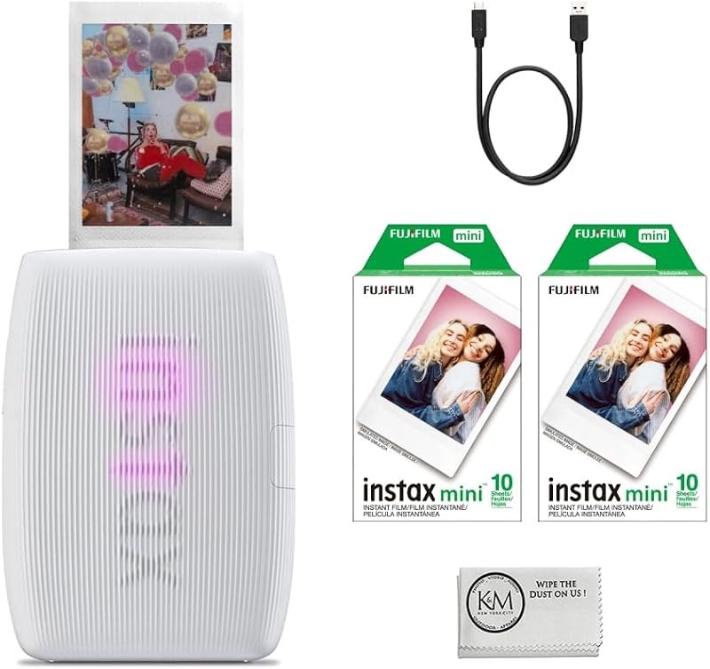 Fujifilm INSTAX Mini Link 3 Smartphone Printer — white cleaning kit for white cleaning kit