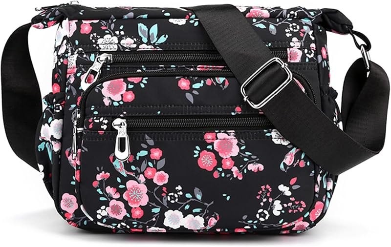 Crossbody Bags for Women, Medium Size Shoulder Handbags Satchel Purse with Multi Zipper Pockets — handbags satchel