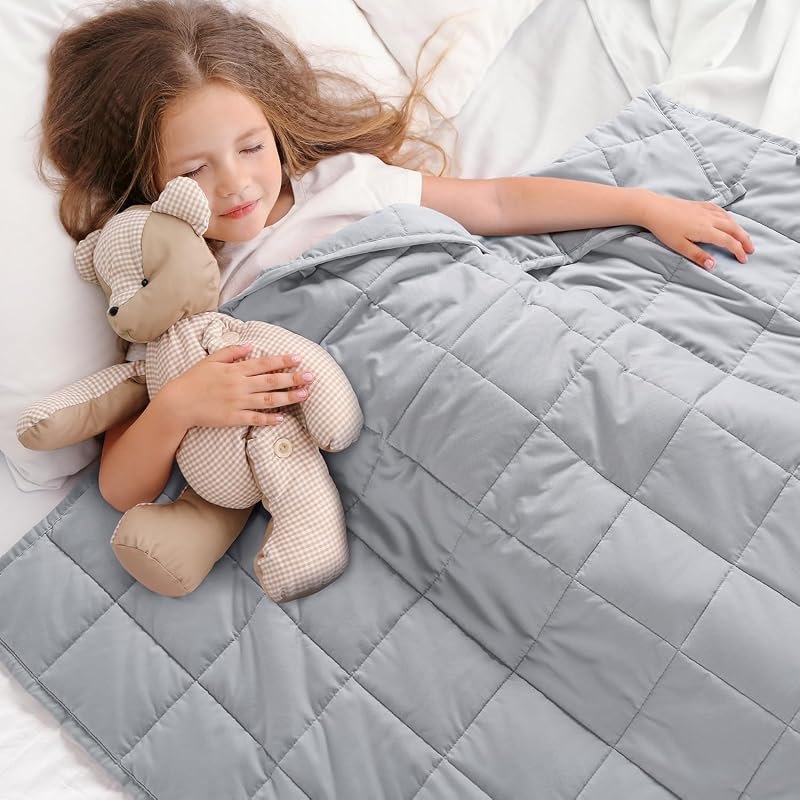 Weighted Blanket 3lbs, Cooling Breathable Heavy Blankets, 36"x48" — cooling weighted blanket amazon for cooling