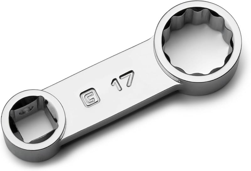 Capri Tools 3/8 in. Drive 17 mm Torque Adapter, 12-Point Box End — torque wrench 3/8 for torque wrench