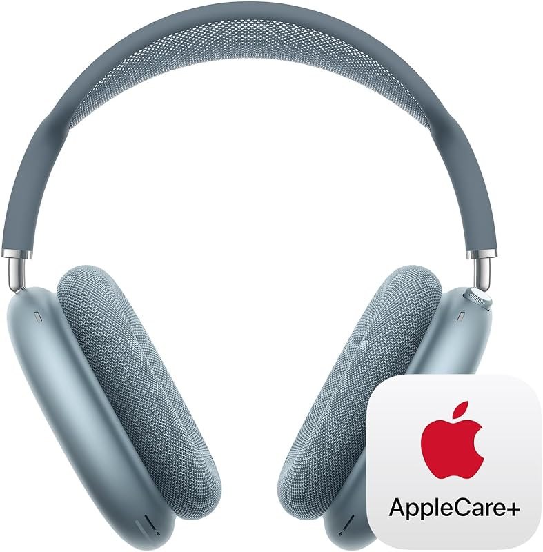 Apple AirPods Max Wireless Over-Ear Headphones, Pro-Level Active Noise Cancellation, Transparency Mode, Personalized