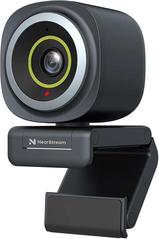 NearStream 4K Webcam for PC with AI Auto Framing and Noise-Canceling Mic — webcams 4K webcam for webcams webcam