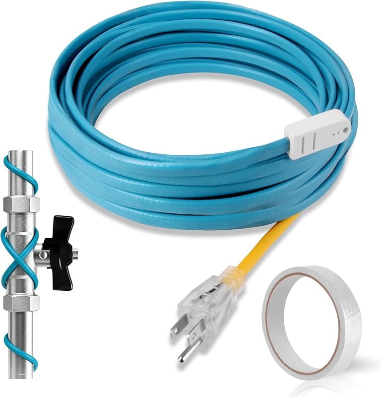 24FT Heat Tape for Water Pipes — Guards, extenders, and roof leak tap for guards extenders roof leak