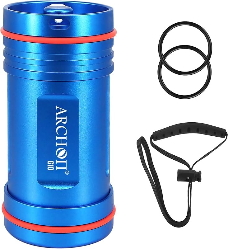 ARCHON Aluminum Alloy Waterproof Car Key Holder FOB Case, Keychain Dry Storage Box for Swimming,Diving Essential