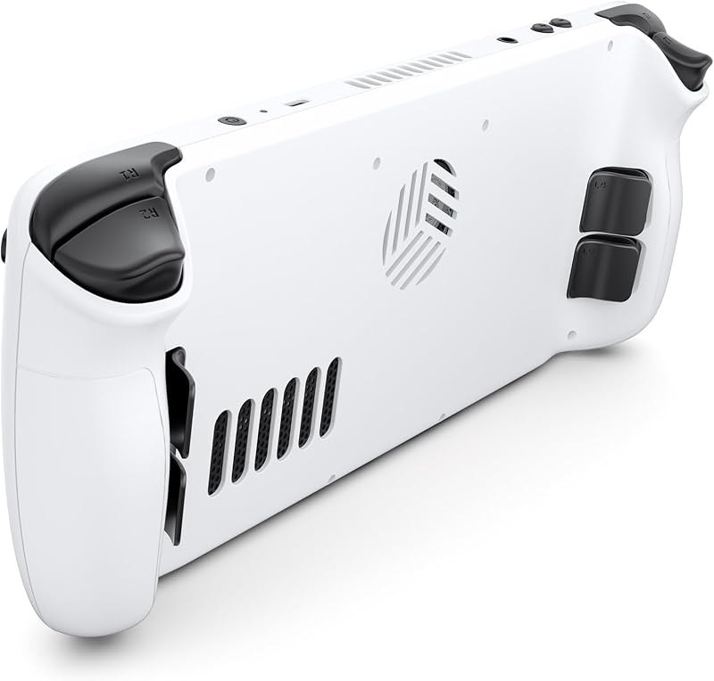 JSAUX Back Plate Vents Version Compatible with Steam Deck LCD, DIY Replacement Full Shell Case Compatible with Steam