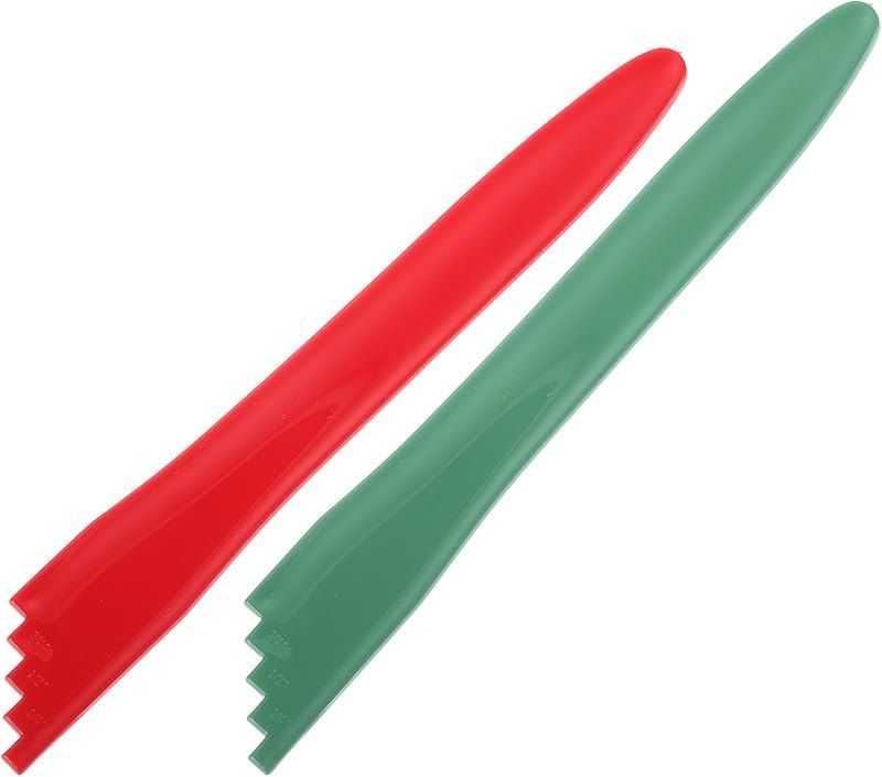2Pcs Bubble Popper Canning Kits, Bubble Measurer Canning Supplies for Canning Food, Red & Green — canning bubble