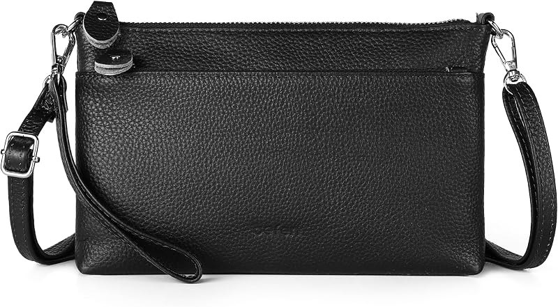 Genuine Leather Wristlet Clutch Wallet Purses with RFID Blocking — handbags wristlet purse for handbags wristlet purse