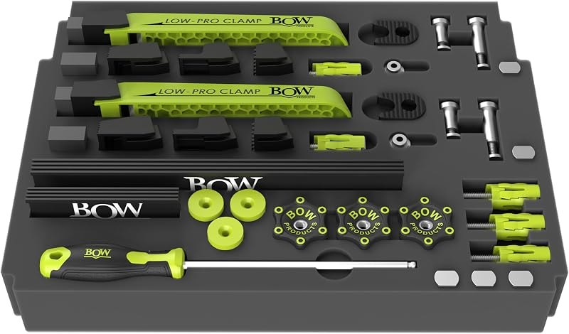BOW Products Clamping Kit - Components for Dog Clamping, Wood Screw & CNC — CNC Machines, accessories and produc for