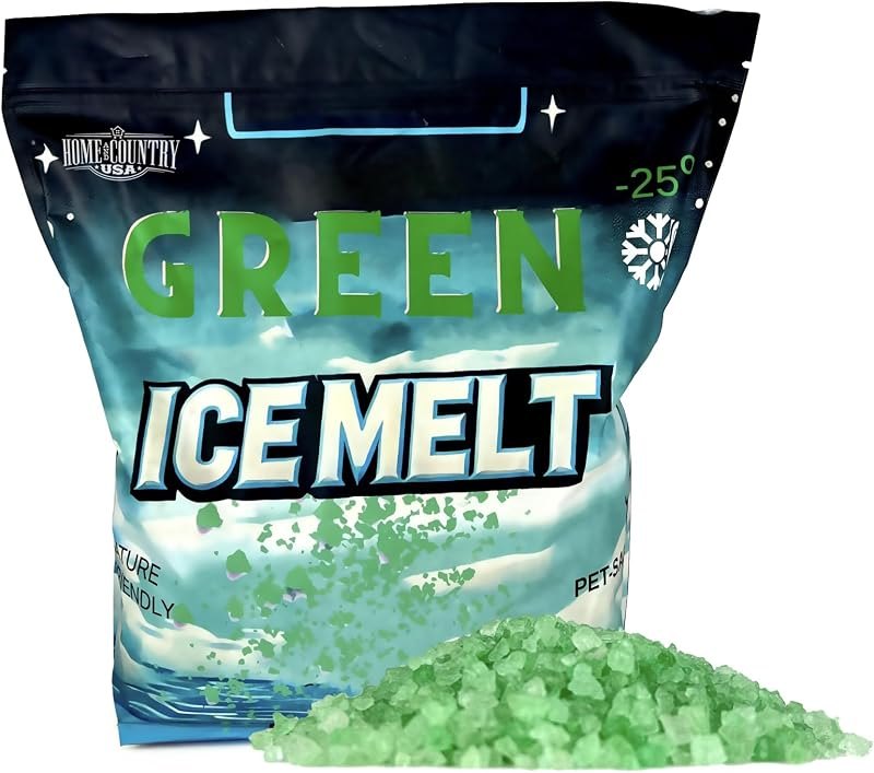 Ice and Snow Melt 8 lb Bag CMA Blended Magnesium Chloride Ice Melter Effective Snow and Ice Removal Effective Below