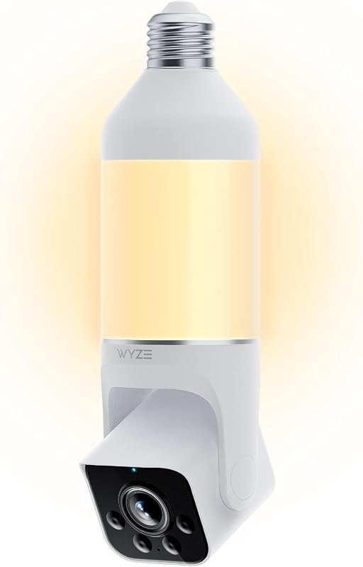 WYZE Bulb Cam - 2K HD Smart Light Bulb Security Camera, E26 Socket — Plugs, cameras, lights, and small ho for plugs