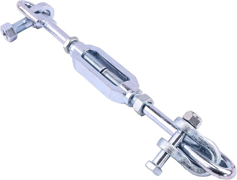 DVPARTS Check Chain Assembly TC620-39700 for Kubota Tractor(s) L3301 L3901 — lift arm pin for category top link