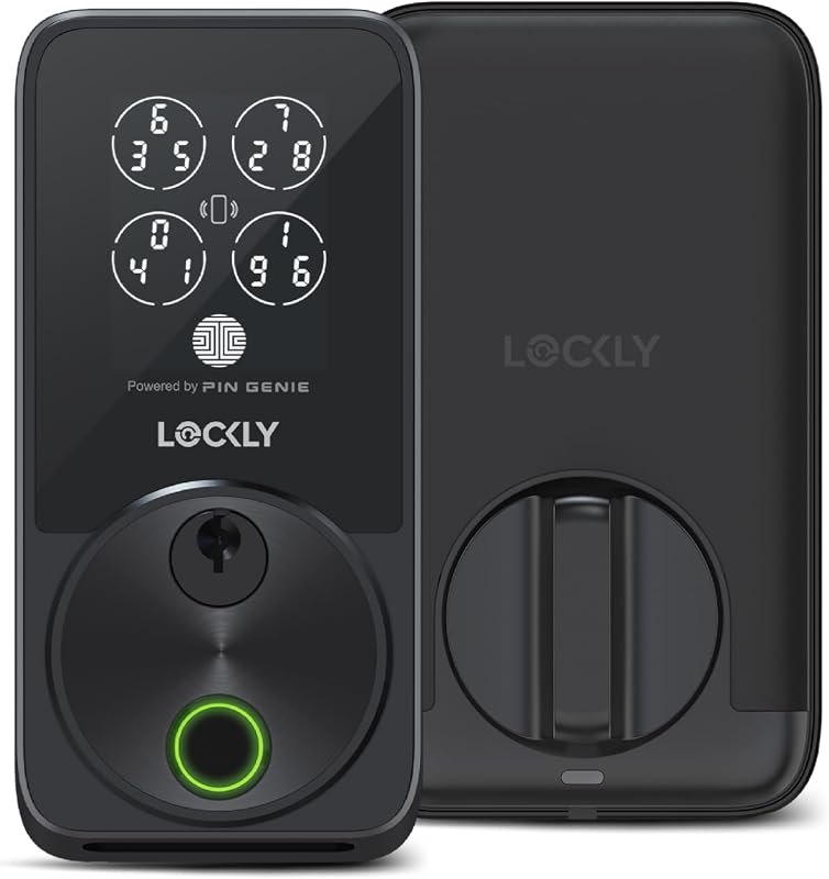 Lockly Secure Pro Zeno Wi-Fi Deadbolt Smart Lock with Apple Home Key — smart wifi deadbolt for smart wifi deadbolt