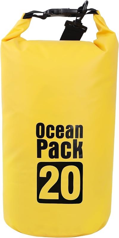 Dry Bag Waterproof for Women Men,20L Rolled Lightweight Dry Storage Bag Backpack with Phone Case for