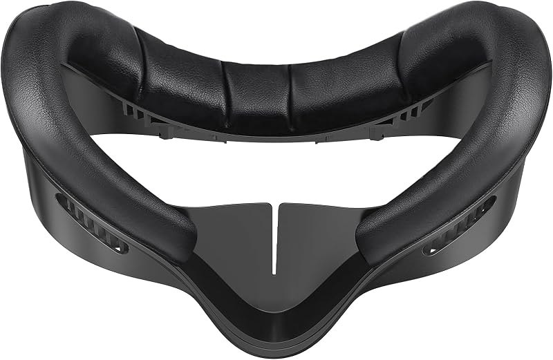 Face Cover Pad for Meta/Oculus Quest 3S, Sweatproof PU Leather Facial Interface, Soft Face Cushion Pad - Meta Quest 3S
