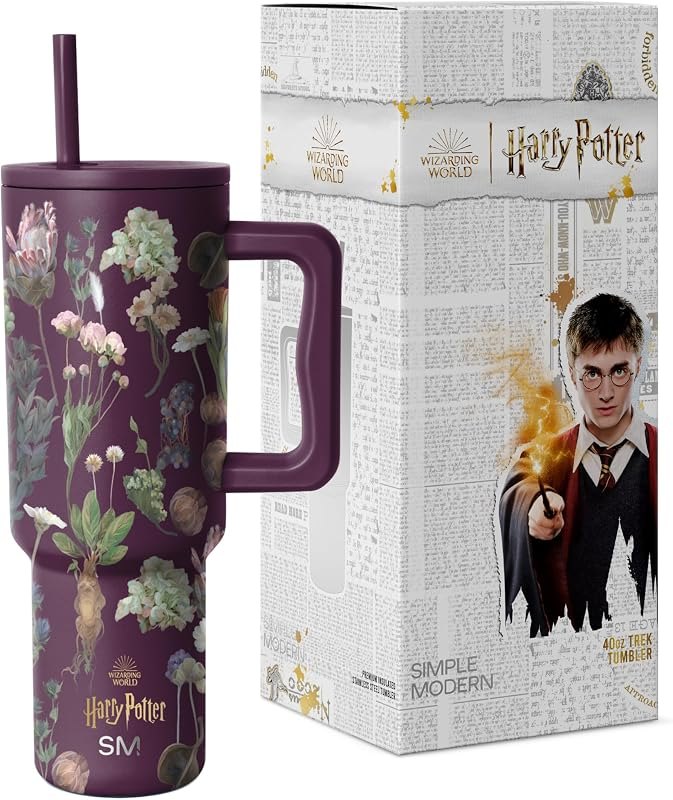 Simple Modern Harry Potter 40 oz Tumbler with Handle and Straw Lid — best insulated 40 oz tumbler for insulated tumbler