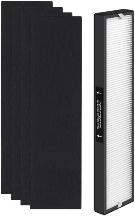 Nispira 1 Set 182550 Filter Replacement Compatible with Bionaire BAP536UV-U Holmes HAP537UV / 2141139 Air Purifier, 1
