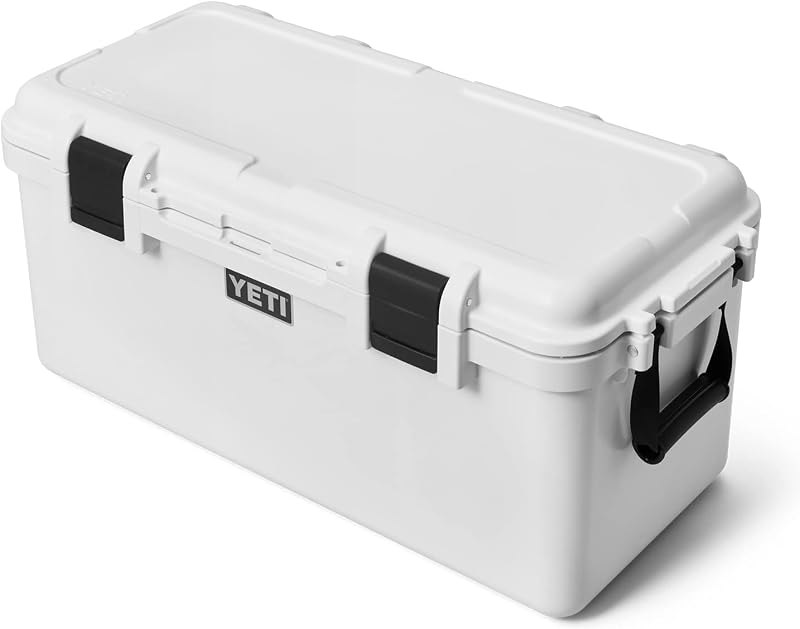 YETI LoadOut 60 GoBox Divided Waterproof Cargo Case, Dry Box, Camera Case, Fishing Tackle Box, White