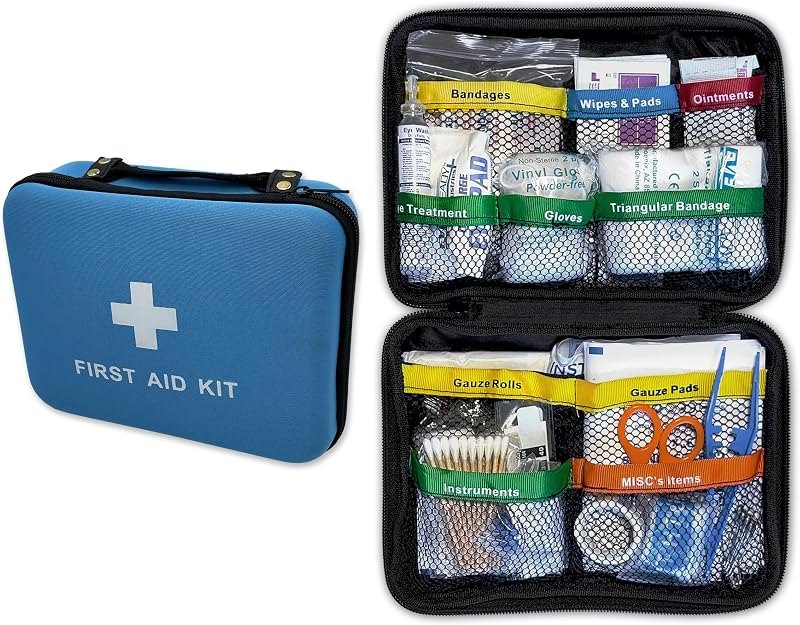 Rapid Care First Aid 160-Piece All-Purpose First Aid Kit for Home, Office & Car — Products to assist with care for agi