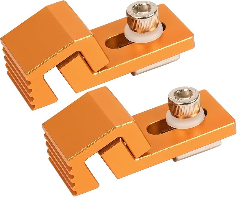 Aluminum Tiger Claw Clamp, Low-Profile Side Hold-Down, Compatible with LUNYEE 3018 Pro Max / 3018 Pro Ultra, Fits