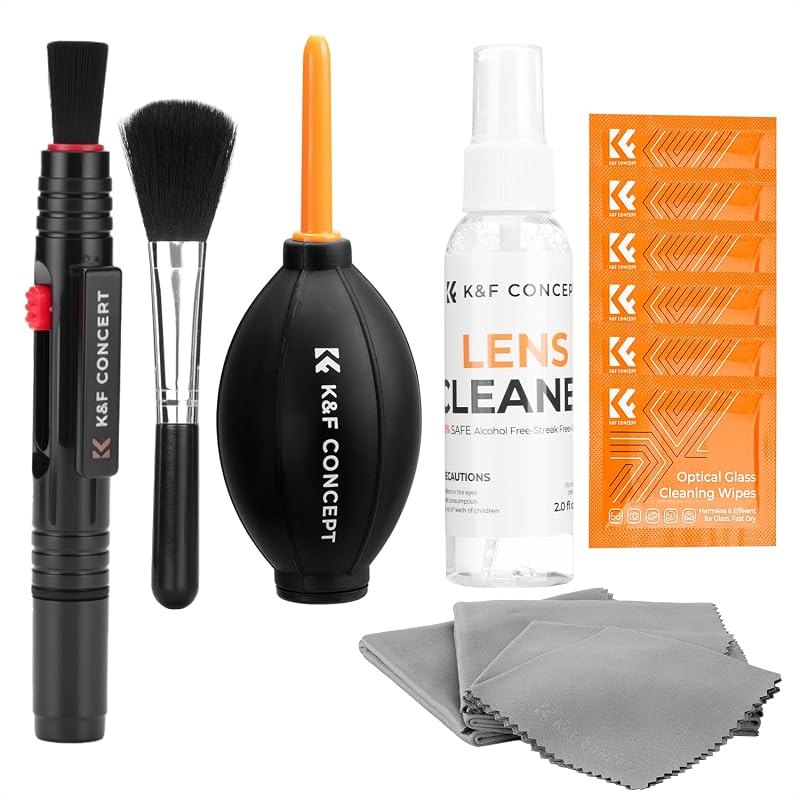 K&F CONCEPT 15 in 1 Camera Pro Cleaning Kit for DSLR and Sensitive Devices — photography lens pen for photography lens