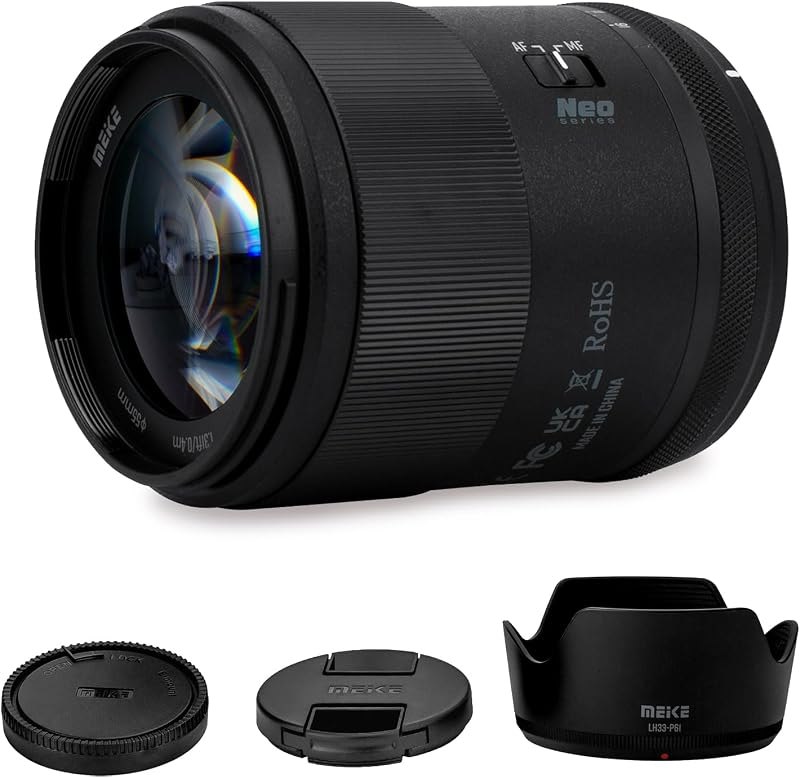 Meike 33mm F1.4 Autofocus Portrait Lens with STM Stepping Motor for Sony E-Mount Cameras: A6400, A5000, A5100, A6000