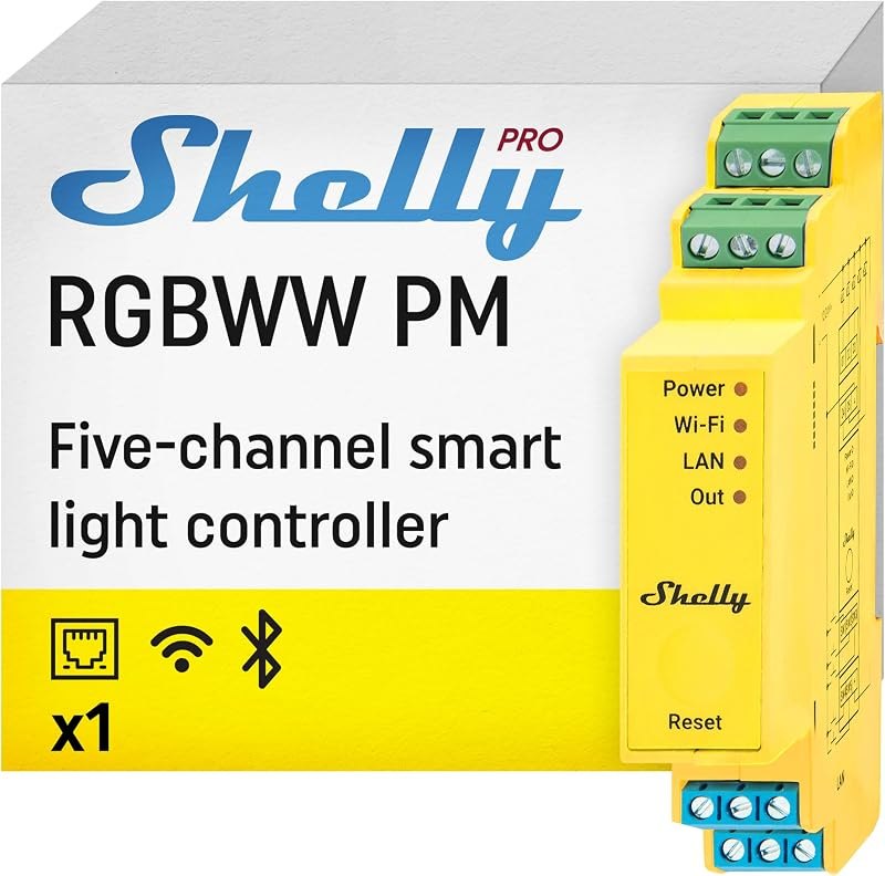 Shelly Pro RGBWW PM — Amazon devices that increase product for devices increase productivity lifestyle