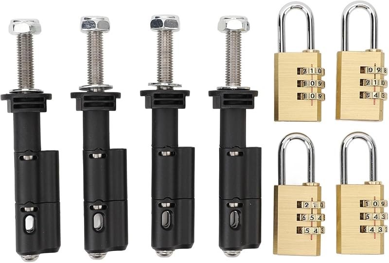 Maxtrax MKII Recovery Traction Board Mounting Pin Set, Theftproof Safety Kits Engineered for Maximum Stability